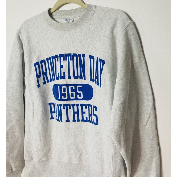 Vintage Champion Reverse Weave Princeton Day Panthers Crewneck Sweatshirt Sz S - Picture 12 of 14